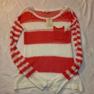 Junior’s pink & white sweater